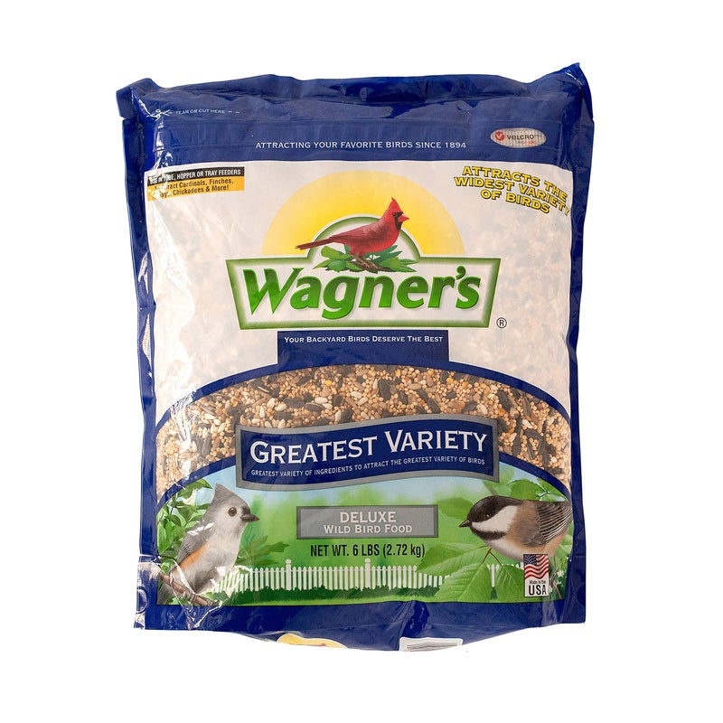 Wagner's 62034 Greatest Variety Blend Wild Bird Food, 6-Pound Bag - Image 1